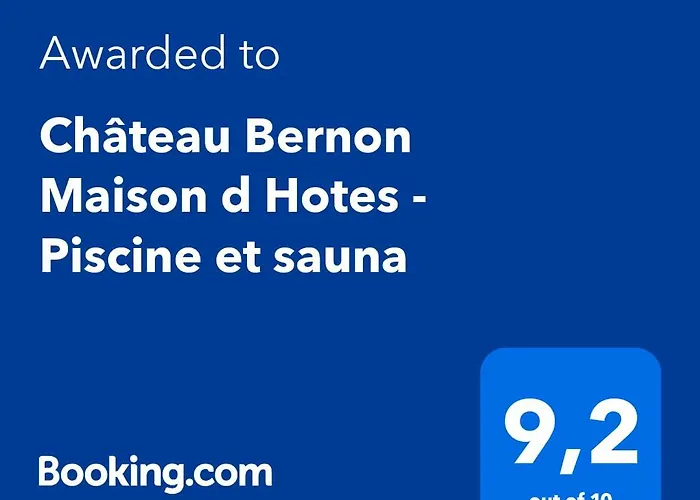 Nocleg ze śniadaniem Chateau Bernon Maison D Hotes - Piscine Et 4*