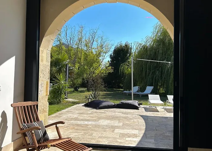 Chateau Bernon Maison D Hotes - Piscine Et Nocleg ze śniadaniem Queyrac